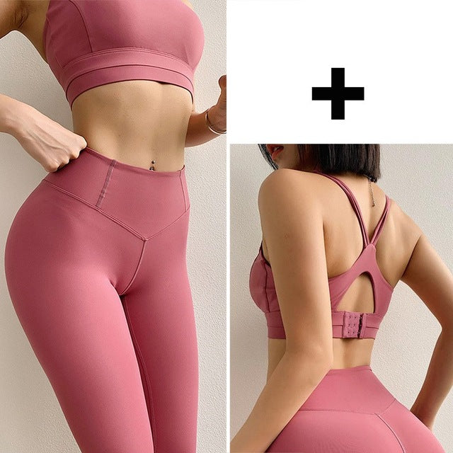Women High Waist Leggings Professional Gym